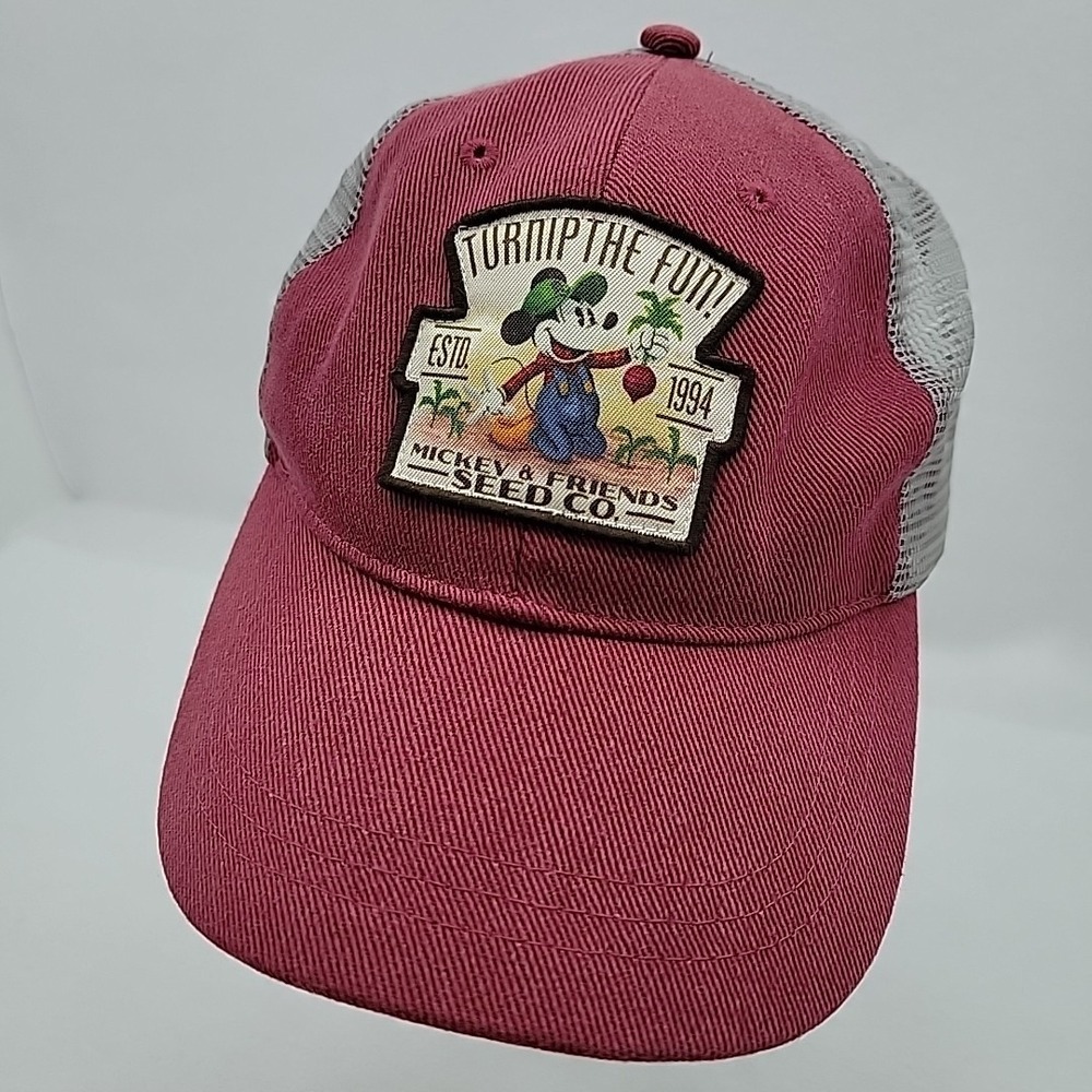Disney Parks Mickey Mouse Flower Garden Festival Adult Hat Cap Mesh Snapbck 2019